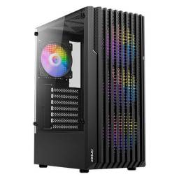 Gabinete Gamer Antec AX22 Elite Vidrio Templado 4 Fanes RGB (Sin Fuente)