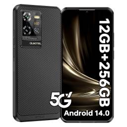Celular Robusto Oukitel WP50 5G, 6.6 FHD, 4GB+8GB Ram, 256GB Rom, 6500mAh