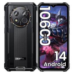 Celular Robusto Oukitel WP28E, 6.52 FHD, 4GB+12GB Ram, 64GB Rom Negro
