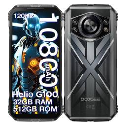 Celular Robusto Doogee S Cyber Pro, 6.6 FHD, 12GB+20GB Ram, 512GB Rom, 10800mAh