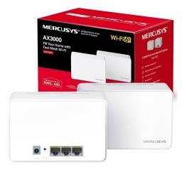 Access Point Mesh Wi-Fi 6 Mercusys Halo H80X Dual Band AX3000 (Pack 2)