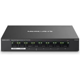 Switch Mercusys MS108GP 8 Puertos Gigabit (7 Puertos PoE+) Carcasa Metlica