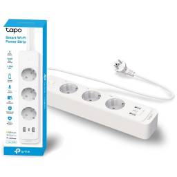Zapatilla Inteligente TP-LINK Tapo P300 Wi-Fi 3 Schuko 1 USB-C 2 USB-A
