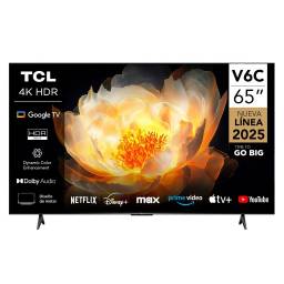 Televisor LED Smart TV TCL 65V6C 65 4K UHD - 1 USB, 3 HDMI