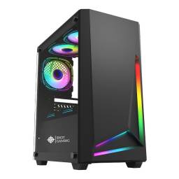 Gabinete Gamer Shot SUP-C1903-1C Vidrio Templado + 1 Fan RGB (Sin Fuente) 