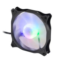 Fan Cooler Shot Gaming RGB F101B 120x120 Negro (KIT 1 Unidad)