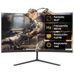 Monitor Shot Gaming Curvo SG238C4 24 Full HD 100Hz - DP, HDMI Negro