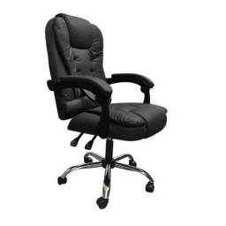 Silla de Oficina Ejecutiva Lumax 7 Puntos de Masaje Negra