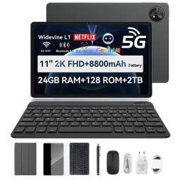 Tablet Blackview Zeno 10 de 11" 8GB+16GB Ram 128GB Rom 5G Android 15 Gris