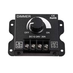 Dimmer Regulador de Luz o Cinta Led 12V-24V 30Amp