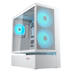 Gabinete Cougar CFV235 Mesh 3 Fanes ARGB Blanco