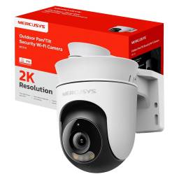 C�mara Wi-Fi Mercusys MC510 2K 3MP 360� Visi�n Nocturna Color Exterior