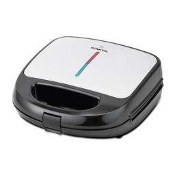 Sandwichera Doble Punktal PK-CR44 3en1 800 W Color Negro