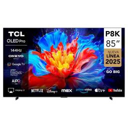 Televisor QLED Smart TV TCL 85P8K 85 4K UHD - 2 USB, 4 HDMI