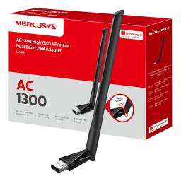 Adaptador Wifi USB Mercusys MA30H Dual Band AC1300 Alta Ganancia MU-MIMO