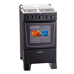 Cocina Combinada Punktal PK-509 Mesada Inox Auto Limpieza Plata 