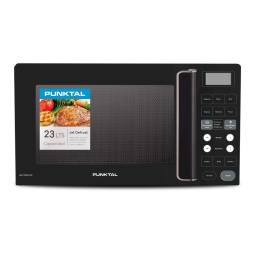 Microondas Punktal PK-2023MDG 23L Digital Grill 900W Negro