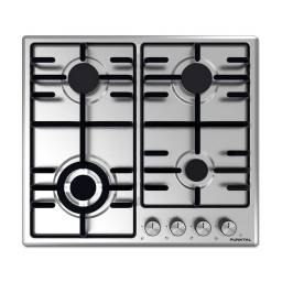 Anafe a Gas Punktal PK-702AG 4 Hornallas Enc. El�ctrico Inox