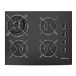 Anafe a Gas Punktal PK-AG940 4 Hornallas Triple Llama