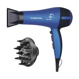 Secador Cabello Punktal PK-2200 ION 2200W Iones Motor Cobre Violeta/Negro