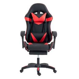 Silla Gamer Shot Gaming SHOT-2025 Roja con Masajeador y Apoyapies