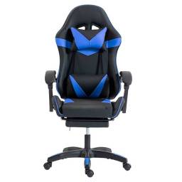 Silla Gamer Shot Gaming SHOT-2025 Azul con Masajeador y Apoyapies