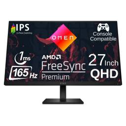 Monitor HP Omen 27 Full HD 165Hz 1ms IPS - DP, 2xHDMI