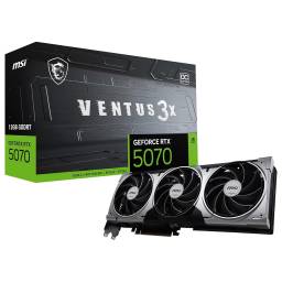 Tarjeta de Video MSI RTX5070 Ventus 3X OC 12 GB GDDR7