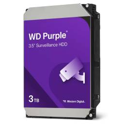 Disco Duro 3.5 WD Purple 3 TB Sata 3 WD33PURZ