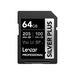 Memoria SDXC Lexar Pro 64GB Silver Plus