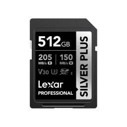 Memoria SDXC Lexar Pro 512GB Silver Plus