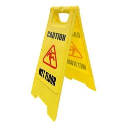 Cartel De Piso Mojado Prevenci�n Atenci�n 62cm de Alto