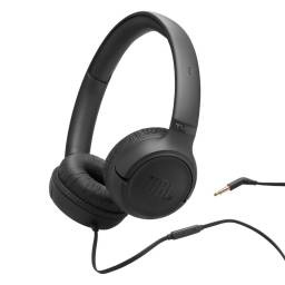 Auriculares JBL T530 Cableado Plegables Negros - Manos libres