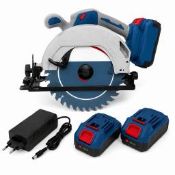 Sierra Circular El�ctrica Profesional 185mm 1400W c/2 Bater�as