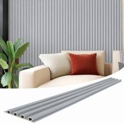 Revestimiento Wall Panel WPC 290x16.7 cm Interiores Simil Madera Beige