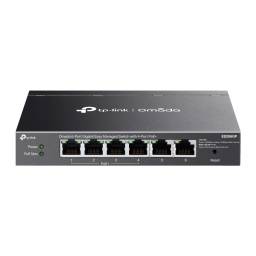 Switch TP-LINK ES206GP Omada Easy Smart 6 Puertos (4 PoE+) Gigabit