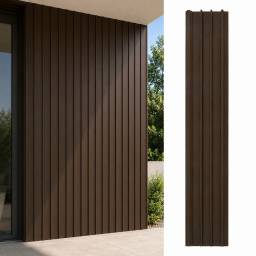 Revestimiento Wall Panel WPC 290x20 cm Exterior Simil Madera Marr�n