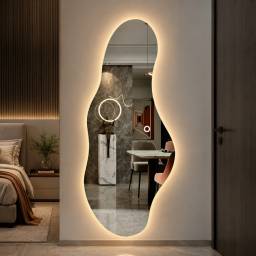 Espejo Irregular Led Sin Marco Cuerpo Entero FM01 50 x 160 cm
