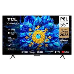 Televisor QD-Mini LED Smart TV TCL 55P8L 55 4K UHD Google TV