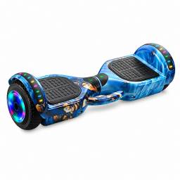 Patineta El�ctrica Hoverboard Bluetooth Celeste