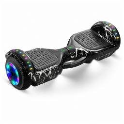 Patineta El�ctrica Hoverboard Bluetooth NegroBlanco