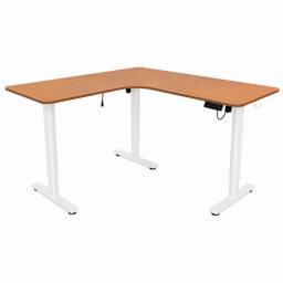 Escritorio Esquinero El�ctrico Regulable cPanel 160x140x60cm Marron