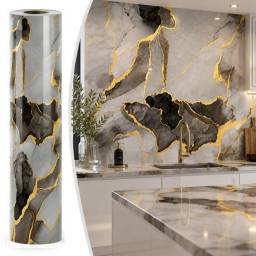 Placa Adhesiva Simil Marmol Rollo de 1.20 x 3 Metros BS-90558