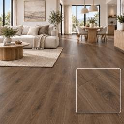 Piso Vin�lico SPC Click S�mil Madera 5.5mm con Manta 2,64m� 05005