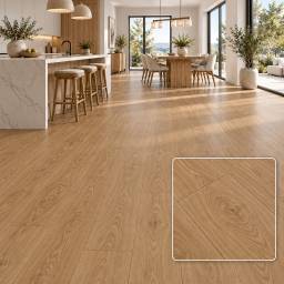 Piso Vin�lico SPC Click S�mil Madera 5.5mm con Manta 2,64m� 05002