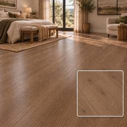 Piso Vin�lico SPC Click S�mil Madera 5.5mm con Manta 2,64m� 05003