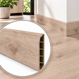 Z�calo SPC S�mil Madera 2.40m Resistente Roble Claro 05006
