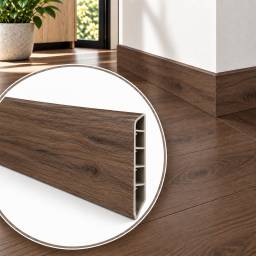 Z�calo SPC S�mil Madera 2.40m Resistente Marr�n 05005