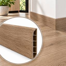 Z�calo SPC S�mil Madera 2.40m Resistente Roble 05003
