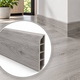 Z�calo SPC S�mil Madera 2.40m Resistente Gris 05001